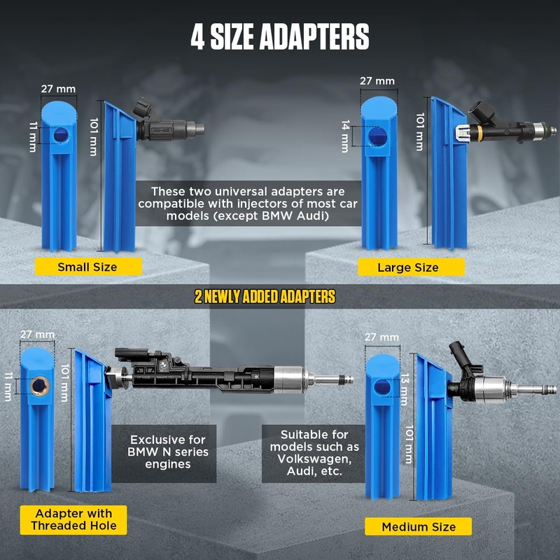 Fuel Injector Tester Cleaner Tool Kit 8 Pulse Modes Injector