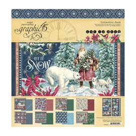 Graphic 45 Collection Pack 12"X12"-Let It Snow