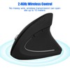 2.4GHz Optical 1600DPI Wireless Ergonomic Vertical Gaming Mouse NOn delay
