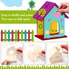Feifeiya 55 Pcs DIY Bird House Wind Chime Kit to