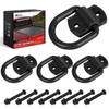 Nilight 4 PCS D Ring Tie Down Anchor 1/2" Heavy