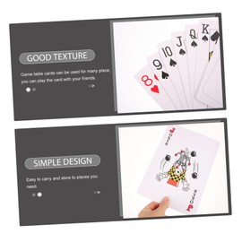 Generic 1set Ultra Large Giant Fun Poker Cards for Board Games and Parties Material Easy Adults and Boys and Girls
