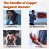 MagEnergy Copper Bracelet for Men 3X Magnetic Bracelets 99.99% Pure