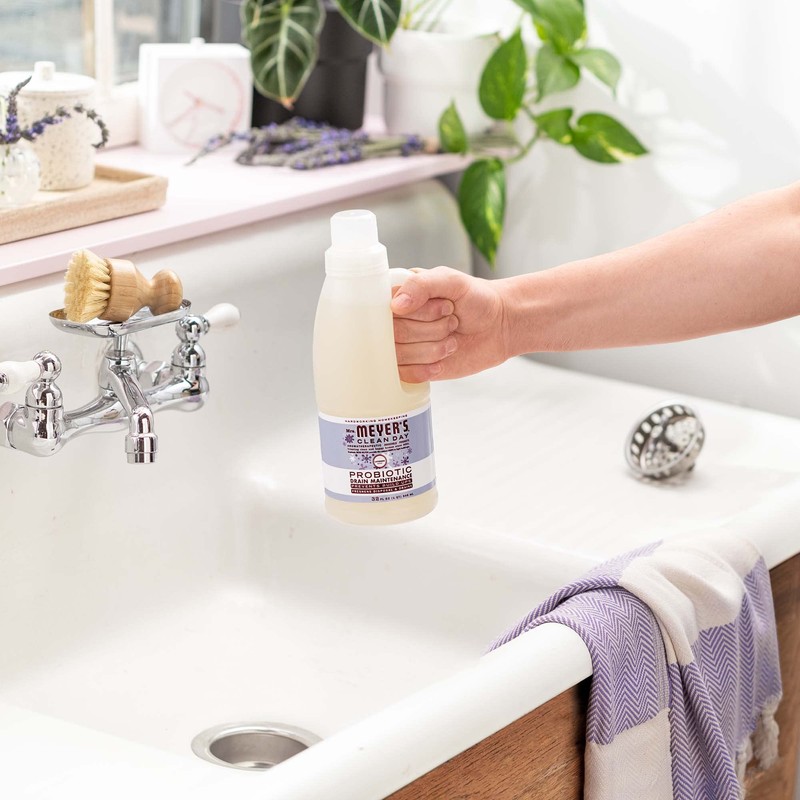 MRS. MEYER'S CLEAN DAY Probiotic Drain Maintenance Liquid, Lavender, Freshens