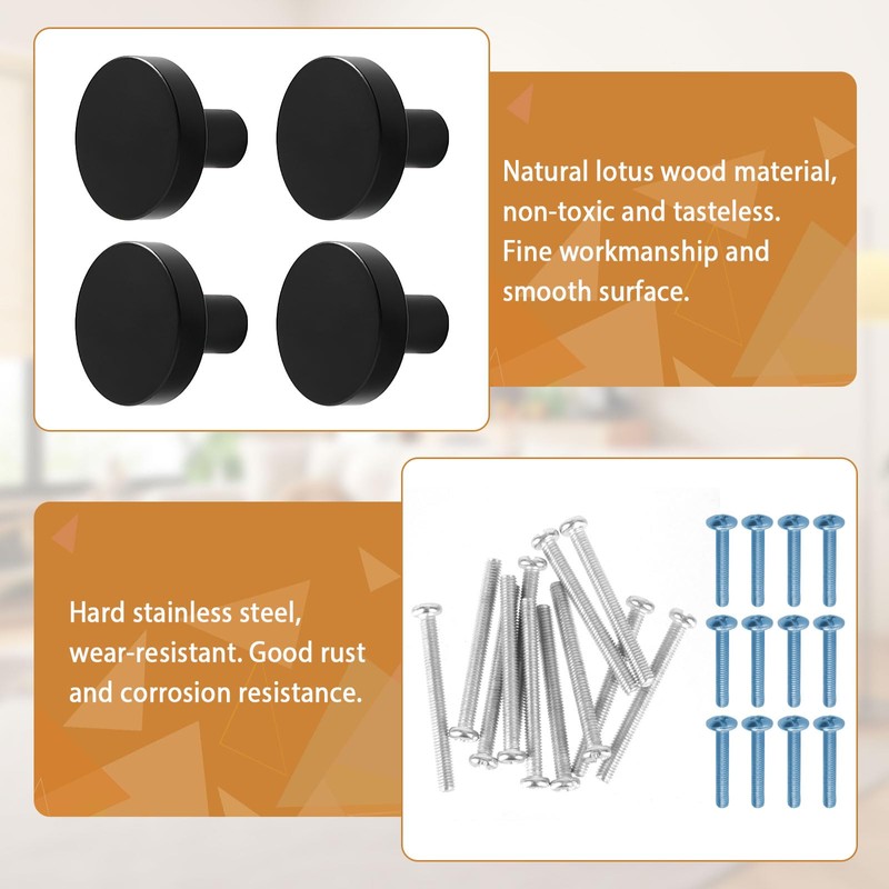 Haisheng 12 PCS Furniture Knobs, Cabinet Knobs, Matte Furniture Knobs