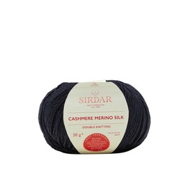 Sirdar Cashmere Merino Silk DK Double Knitting, Royal Navy (407), 50g