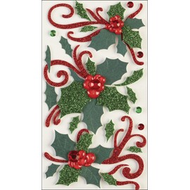 Jolee's Boutique Flourishes and Holly Dimensional Stickers