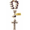elegantmedical 10MM Tiger Eye Beads Catholic Prayer one decade rosary
