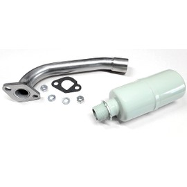 ARSPORT Exhaust With Muffler for mb200 Massimo Motor Warrior200 196CC, COLEMAN BT200X, COLEMAN CT200U, COLEMAN CT200U-EX.