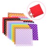 TEHAUX Flower Dot Printed Square Nonwoven Fabrics 20pcs for DIY