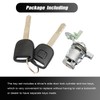 XQSMWF Driver Side Door Lock Cylinder with 2 Keys Compatible