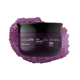 Nativa SPA by O Boticário Merlot Grape Body Scrub, Exfoliation for Smooth, Glowing Skin 7.05 Ounce (200 g)