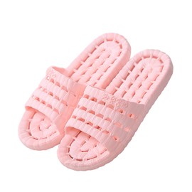 VIDSID Shower Slippers for Women Men, Quick Drying Non Slip Lightweight Open-toe Travel-friendly Breathable Shoes Slide Slippers for Bathroom,House Slipper,Outdoor（Pink EU38/39