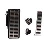 4pcs/set accessories stainless steel rubber pedal for Passat B6 B7
