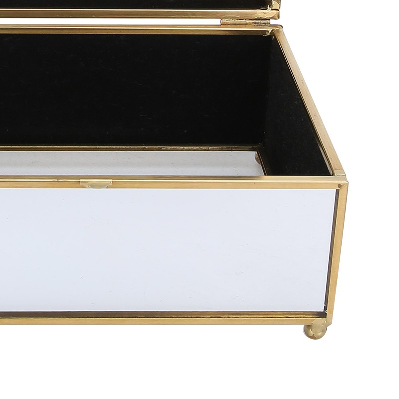 Household Mirror Surface Tissue Box Living Room Makeup Tissue Napkin