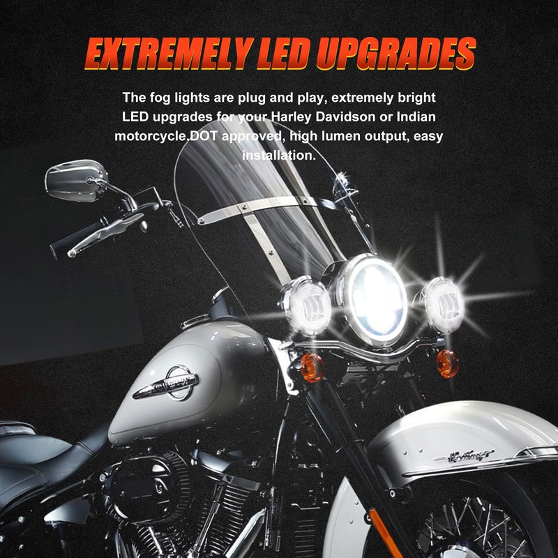 Akmties Road king Passing Light 4.5 led Fog Lamps for