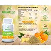 VITAMINA C + JENGIBRE | 90 CÁPSULAS DE 600mg (HASTA