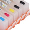 5PCS Ink Cartridge Set BK C M Y Smooth Ink