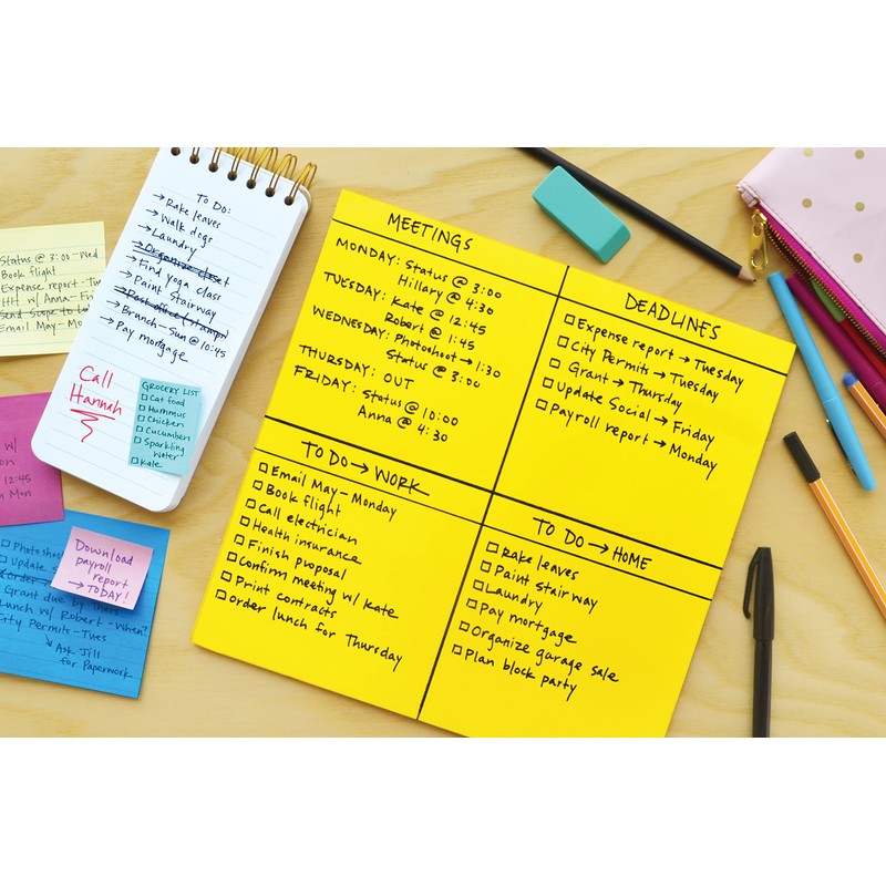 Post-it Super Sticky Big Notes, Pack of 1 Pad, with