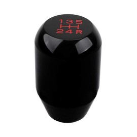 Racing JDM Manual 5 Speed Universal Gear Stick Shift Knob Aluminum Shifter (Black)
