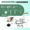 Huanyu Meat Grinder Heavy Duty Manual Meat Grinders for Home