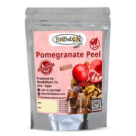 bonballoon Pomegranate Peel Shell Natural Dry Dried Pure & Organic Herbal Herb Herbs Soaked Tea Cooking Seasoning Spice Spices No Additives Preservatives Halal قشر رمان مجفف حلال ( 8.82 oz / 250 gm )