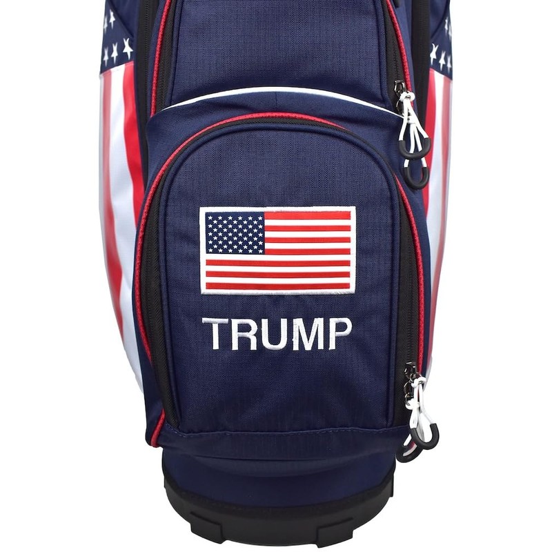 Hot-Z Golf Trump USA Flag Cart Bag