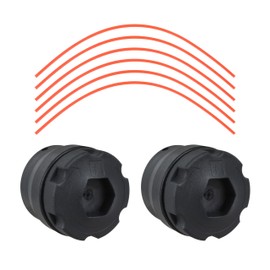 131763310 Universal Fit 3 Lines Grass Trimmer Head for Gasoline Mower Brush Cutter 2 Pcs