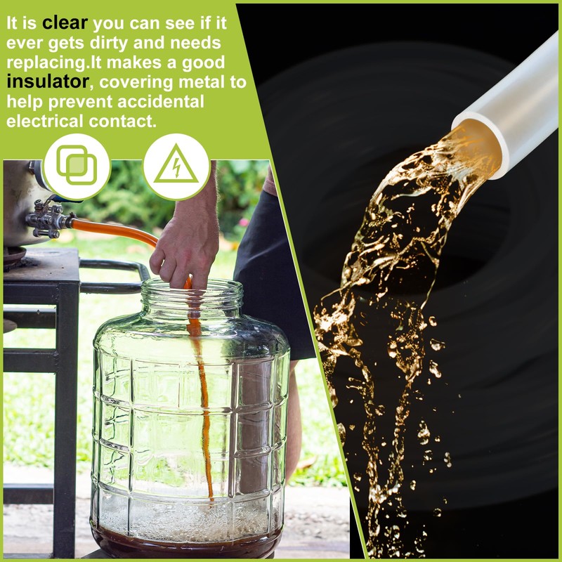 METALLIXITY Silicon Tubing(1/4" ID x 3/8" OD x 32.8Ft), Pure