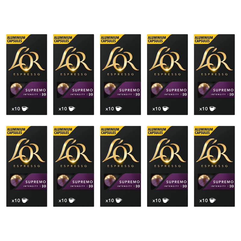 L'OR Espresso Supremo - Intensity 10 - Nespresso Compatible Coffee