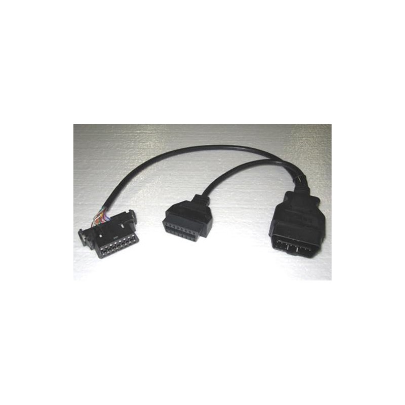 Mobilistics OBD2 Y Adapter/Splitter Extension Cable GPS Universal Snap-in Or