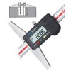 GLTL General Tools Calibre Vernier Caliper, 0-6"/150mm, 0-8"/200mm, 0-12"/300mm (digital