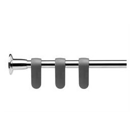 Croydex Shower Curtain Hooks 12 Pack (Grey) - AD115131