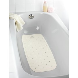 Maximex Bathtub mat Natural Rubber Beige, 37 x 90 cm