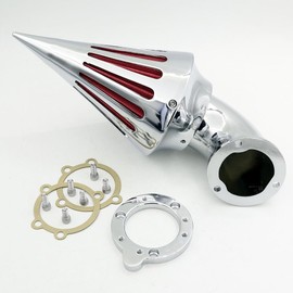 AKSYZ Motorcycle Spike Air Cleaner Intake filter Kit For Harley CV EVO Custom Sportster XL Carburetors Custom Bike Chrome