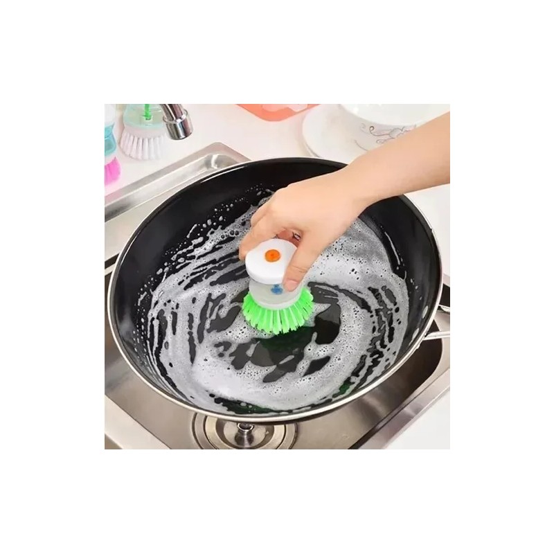 Leifheit Cepillo Lava Platos Dispensador De Jabon Cocina