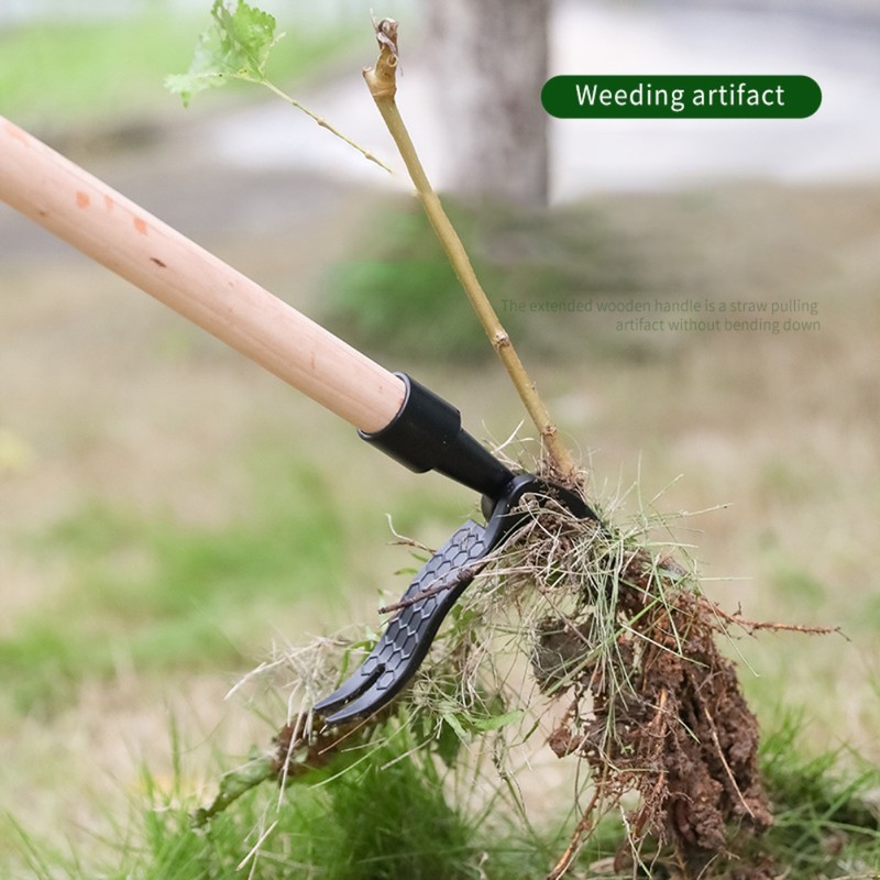 Stand Up Weed Puller Tool Rustproof Weed Remover Tool Hand