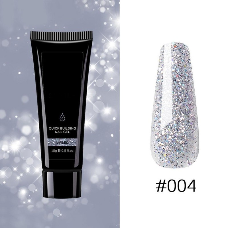 9 Colors Nail Extension Gel Kit Crystal Extension Gel Quick