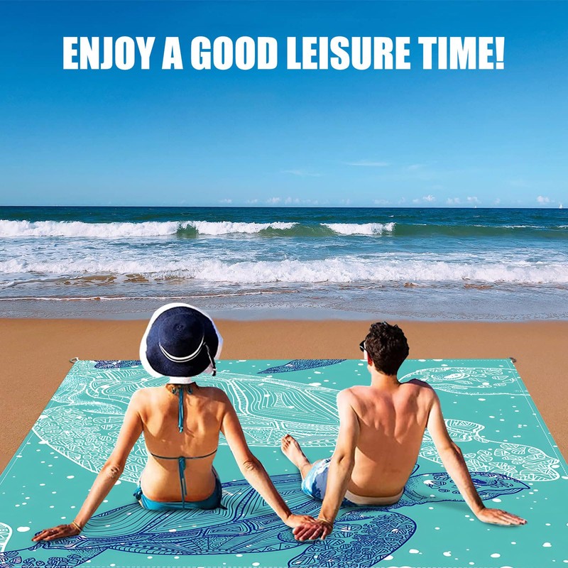 Asciugamano da spiaggia in microfibra - 210 x 200 cm