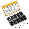 555 Pieces M3 Screws Nuts Washers Set Black, Sutemribor M3