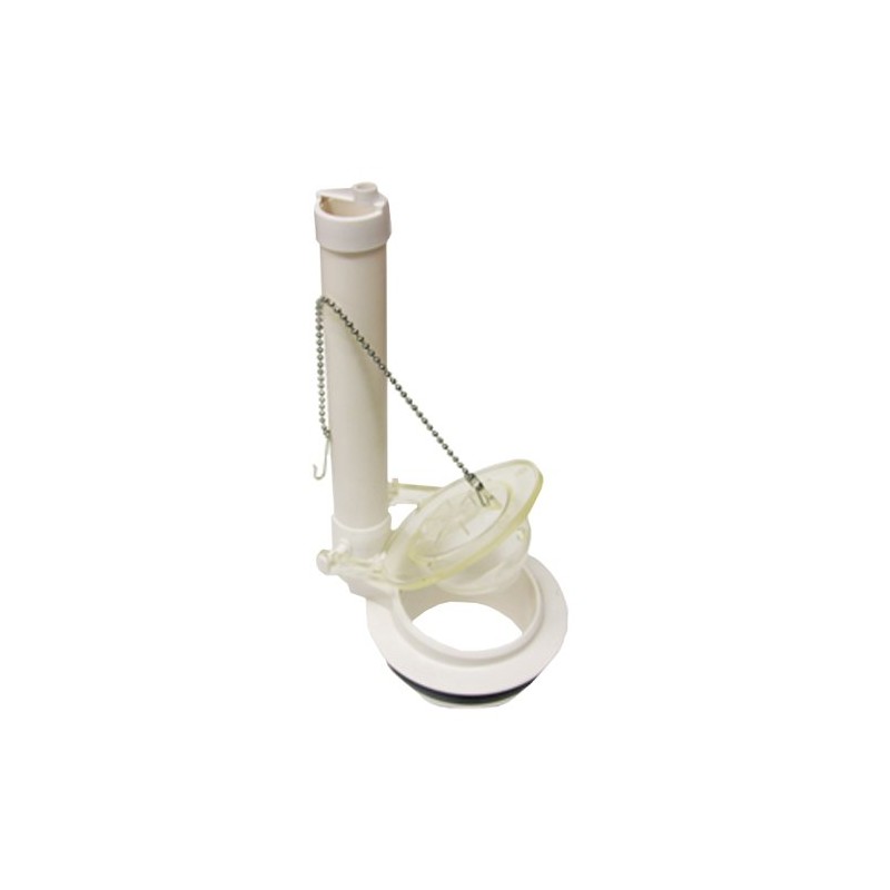 LASCO 04-2351 3-Inch Plastic Flush Valve with Chain, Universal Fits