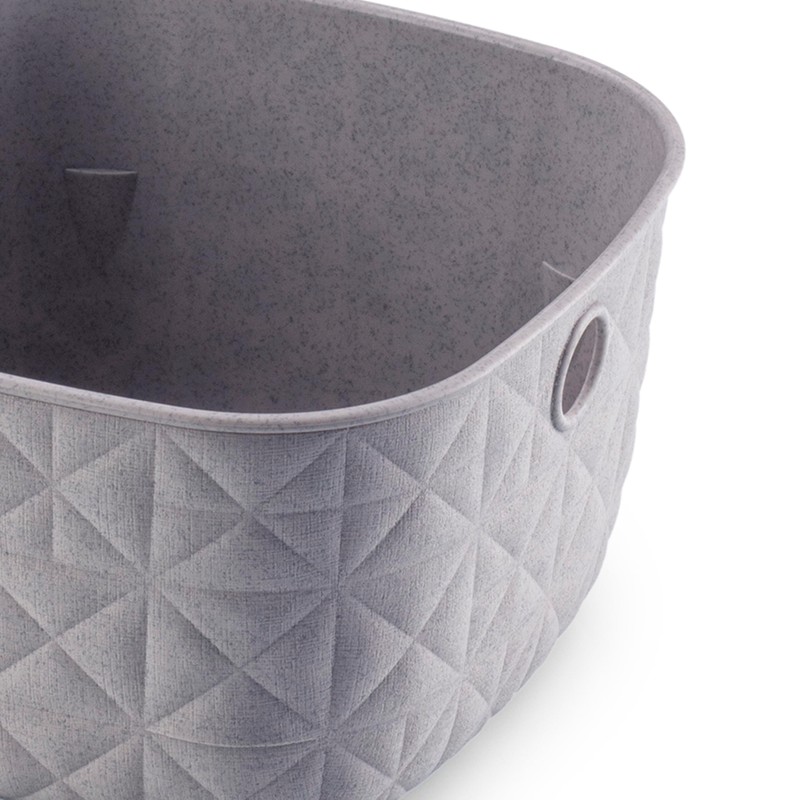 CURVER Softex 4x 3L Storage Baskets, 100 percent Recycled Material,