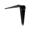 Fiero ME-5N 4 x 5" black steel brackets