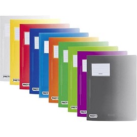 Brunnen Brunnen 102015060 Schnellhefter FACT!pp (A4, aus transluzentem PP, mit Namensschild, mit Einstecktasche innen) violett