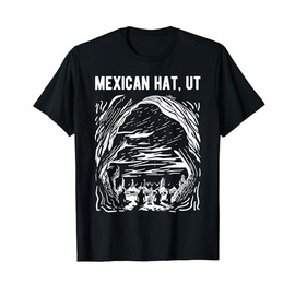 Mexican Hat Utah Campfire Scenic Design T-Shirt