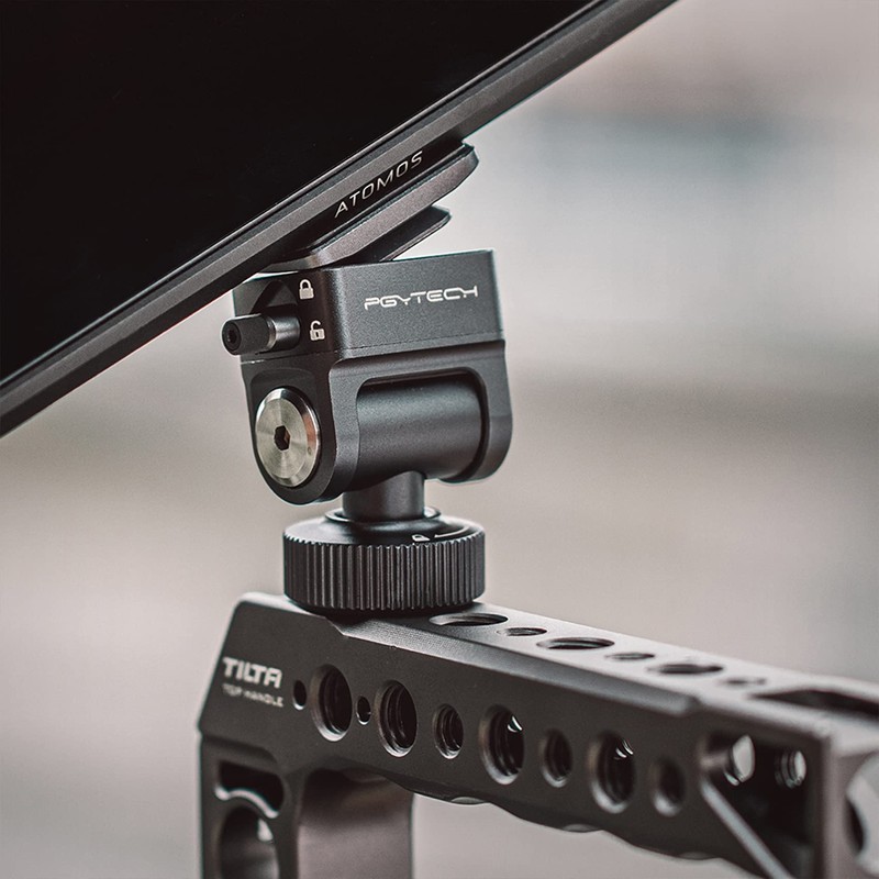 PGYTECH SnapLock Nano Swivel and Tilt Mount, Black, One Size
