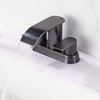 Waterfall Bathroom Sink Faucet 4 Inch Faucet 2 Handle Lead-Free