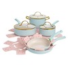 Paris Hilton Epic Nonstick Pots and Pans Set, Multi-layer Nonstick