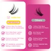 Freya Lash Clusters, 10mm Natural Wispy D Curl Individual Lashes