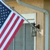 Operitacx Flag Pole Holder for Outside House, 2Pcs Wall Mounted